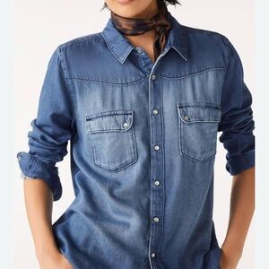 Ba&sh Bridget Denim Shirt